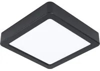 Plafoniera Moderna Fueva 5 Acciaio Nero Led Integrato 11W 3000K Ip20