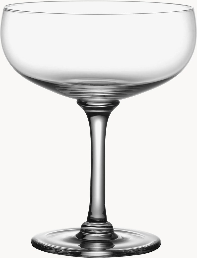 Set di 4 bicchieri da cocktail in cristallo soffiato Classic