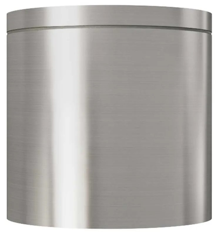 Applique da soffitto IP54 GU10 in Alluminio e Vetro - Inox