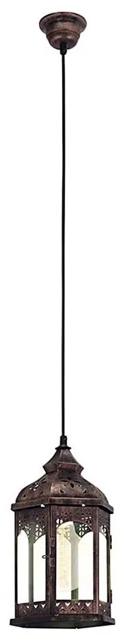 Eglo 49224 - Lampadario REDFORD 1 1xE27/60W/230V