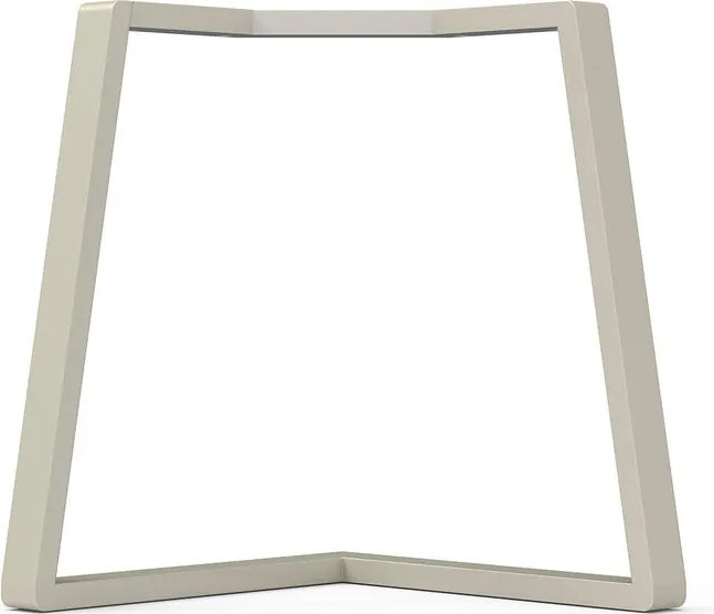 Gamba per mobili STEELMI Angolo in acciaio cromo opaco L 78 x P 78 x H 70 cm