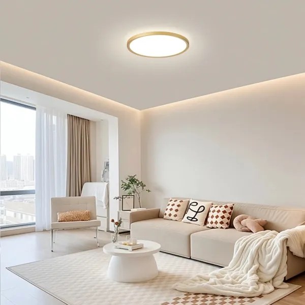 Brilagi - Lampada da bagno a LED ULTRA SLIM 18W/230V Ø 30 cm, dorata, IP54