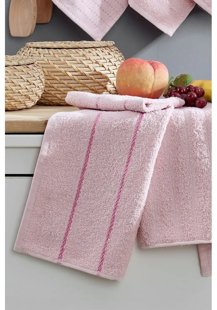 Set di strofinacci in cotone 6 pz 30x50 cm Sofya – Foutastic