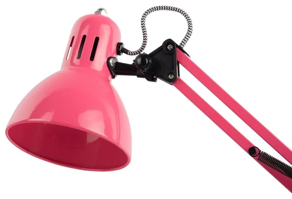 Lampada da tavolo rosa chiaro con paralume in metallo (altezza 52 cm) Funky Hobby - Leitmotiv