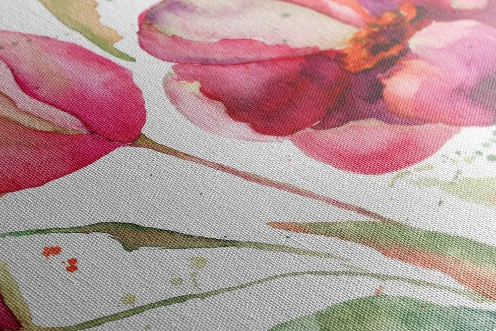 Quadro su tela – Tulipani stupendi in versione interessante