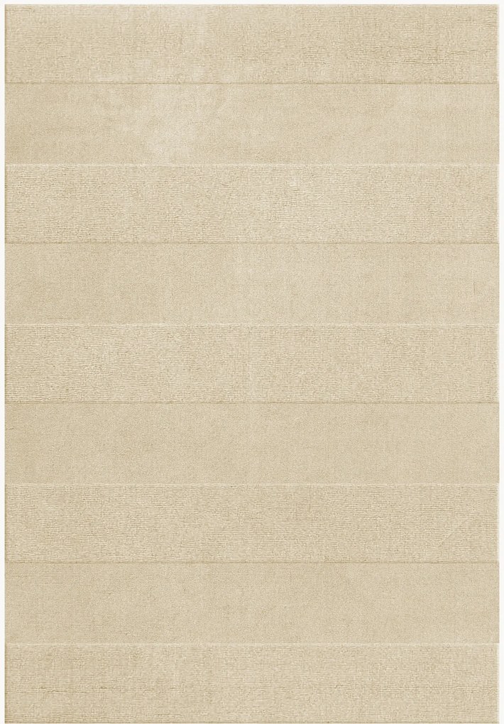 Tappeto in lana a pelo corto tessuto a mano Sicilian Stripe