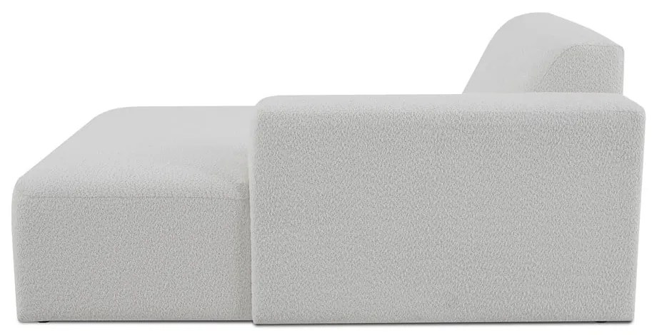 Modulo divano in bouclé bianco (angolo destro) Roxy - Scandic