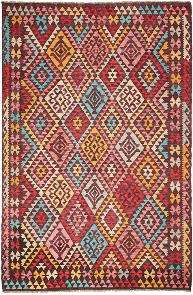 Kilim Tappeto 200 x 290 (Pakistan) Tessuto A Mano