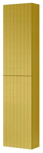 Colonna per mobile bagno Pixel 2 ante P 27 x L 30 x H 160 cm laccato opaco giallo sole