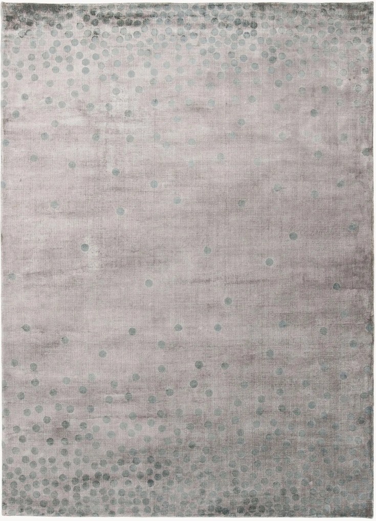 Tappeto in viscosa a pelo corto tessuto a mano Dotto