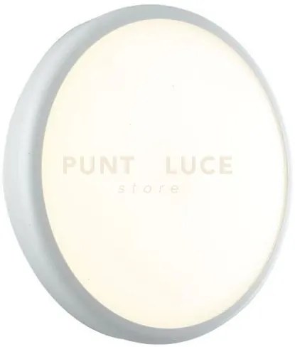 Plafoniera led ever bianca in policarbonato 20w 2500lm 3000k ip65 2...