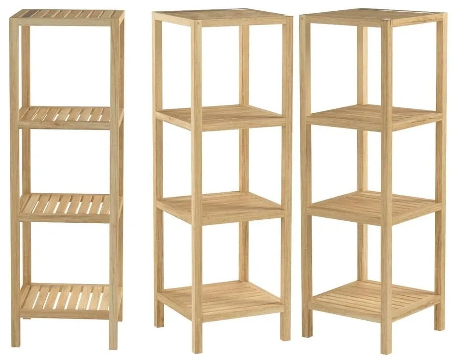 Scaffale da bagno in legno di noce 36x112 cm Norway - Wenko