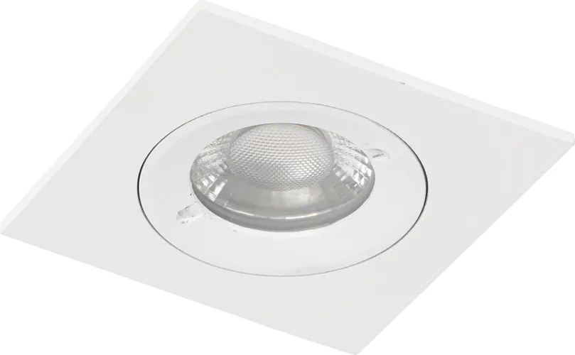Faretto da incasso moderno bianco quadrato IP44 - Xena