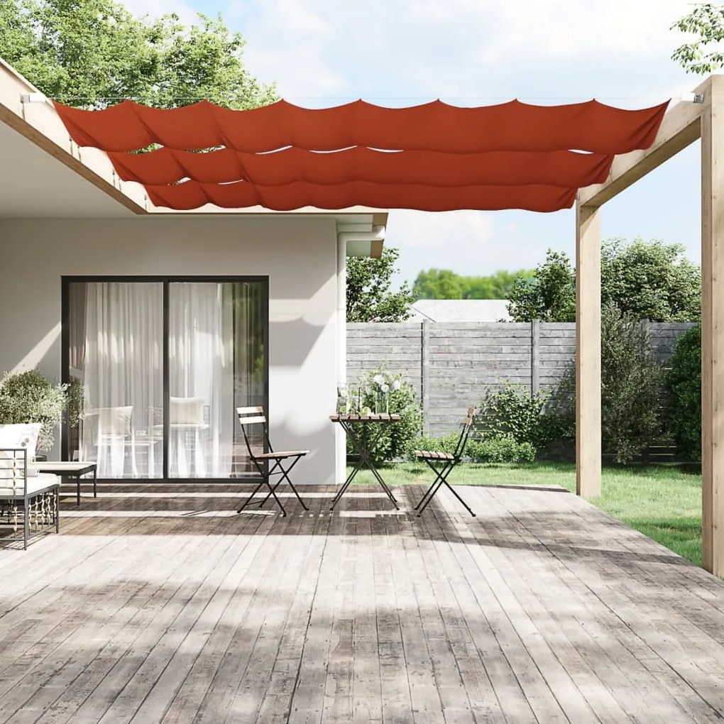 Paravento Verticale Terracotta 60x1000 Cm İn Tessuto Oxford /
