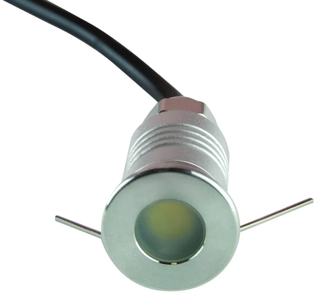 Faretto LED Mini 1W IP67 - PROFESSIONAL da incasso Colore Bianco Caldo 2.700K