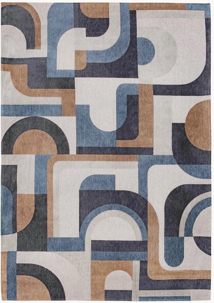 Tappeto jacquard lavabile da interno-esterno Module