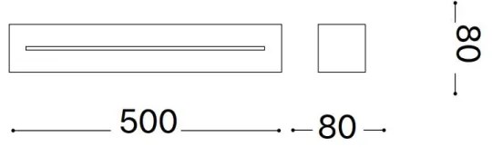 Ideal Lux - Applique 3xE14/40W/230V cromo opaco