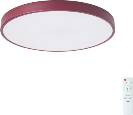 Brilagi-LED plafoniera dimmerabile POOL LED/60W/230V 3000-6000K 50 cm bordeaux + telecomando