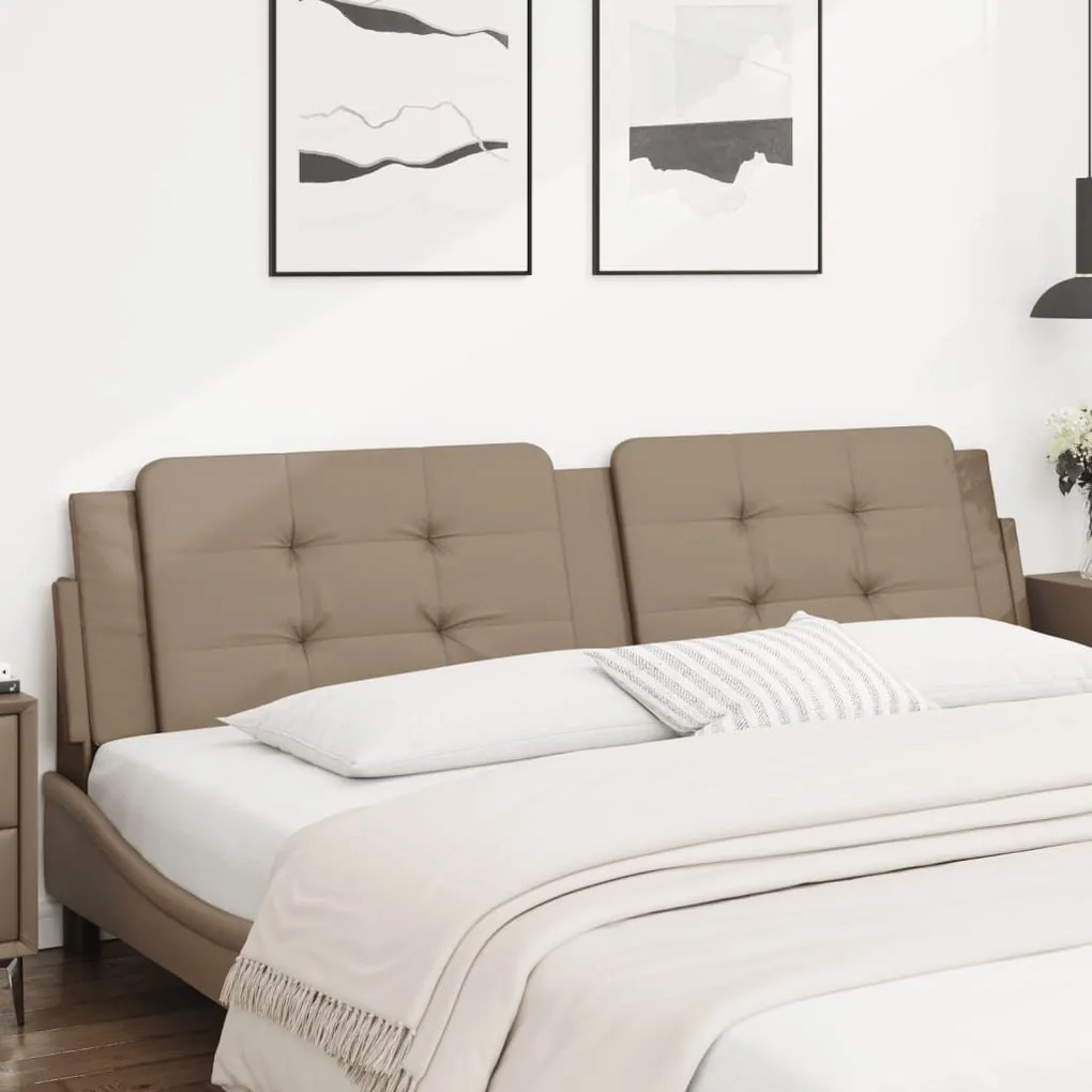 Cuscino Testiera Cappuccino 200 Cm İn Similpelle /