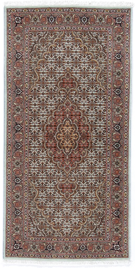 Tabriz Tappeto 70 x 140 (Iran) Annodato A Mano
