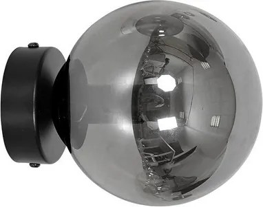 Lampada da Parete ROSSI K1 BL E14 GrafiteTrasparente Miele