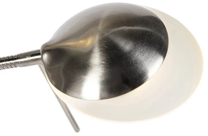 Lampada da terra moderna in acciaio con LED e dimmer - Lexus