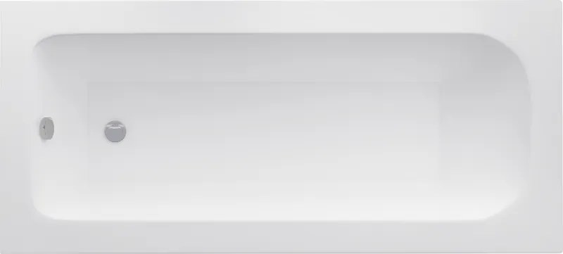Mexen Vega vasca rettangolare 130 x 70 cm, bianca - 55011307000