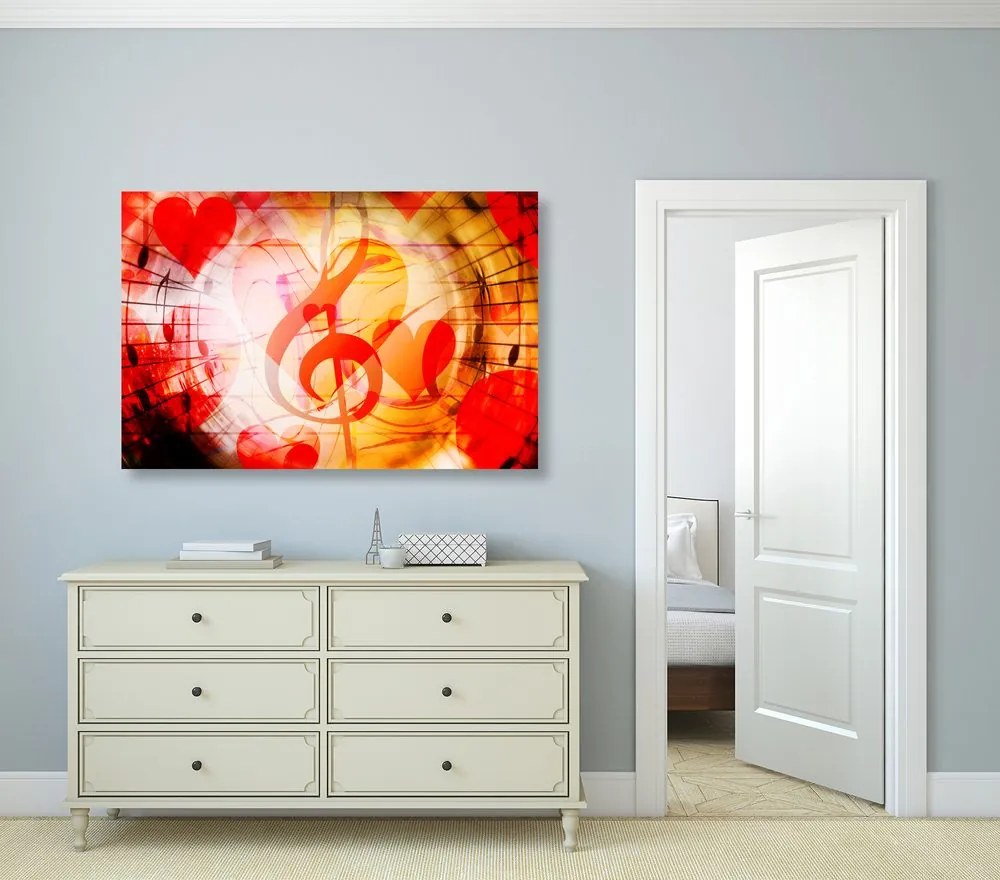 Quadro su tela – Amore per la musica
