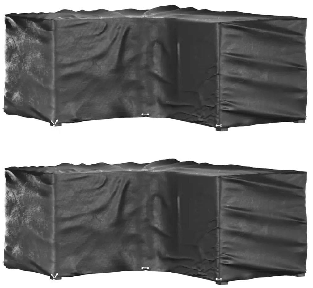 Coperture Mobili Da Giardino A L 2pz 12 Occhielli 185x185x90cm /