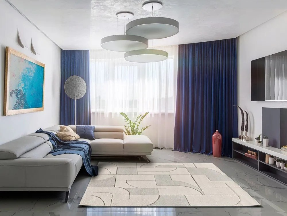 Tappeto crema 120x170 cm Lena - Universal