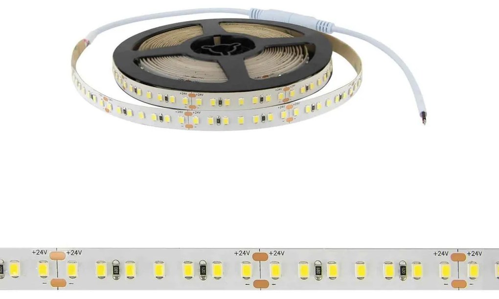 Striscia LED Professional 2835/140 - IP20 - 15W/m - 5m - 24V Colore Bianco Caldo 2.700K
