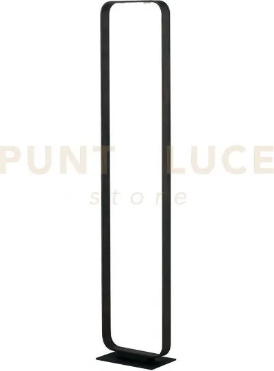 Piantana led moka marrone 16w 1120lm 4000k 22x14x114 cm in allumini...