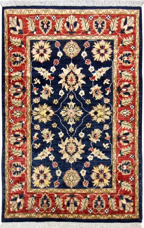Mamluk Tappeto 100x150 Marrone (Afghanistan) Annodato A Mano