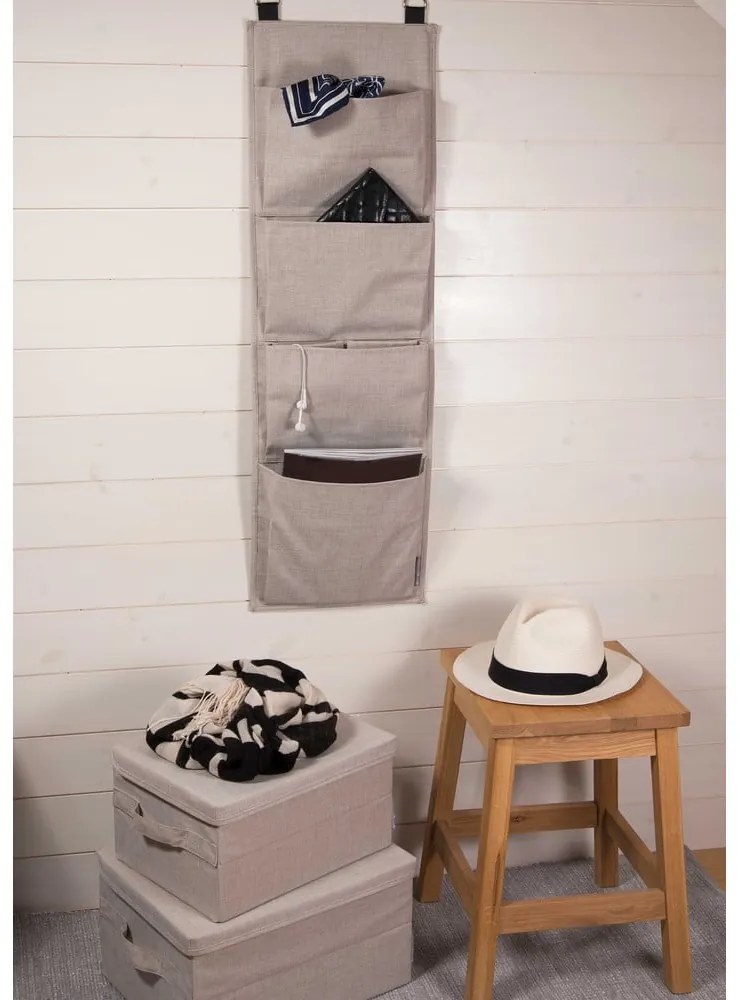 Organizzatore da appendere beige Appendere - Bigso Box of Sweden