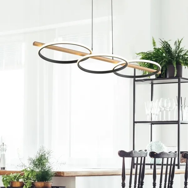 Zuma Line MD3913-3-3BWLT - Lampadario LED su cavo ALMERIA LED/35W/230V