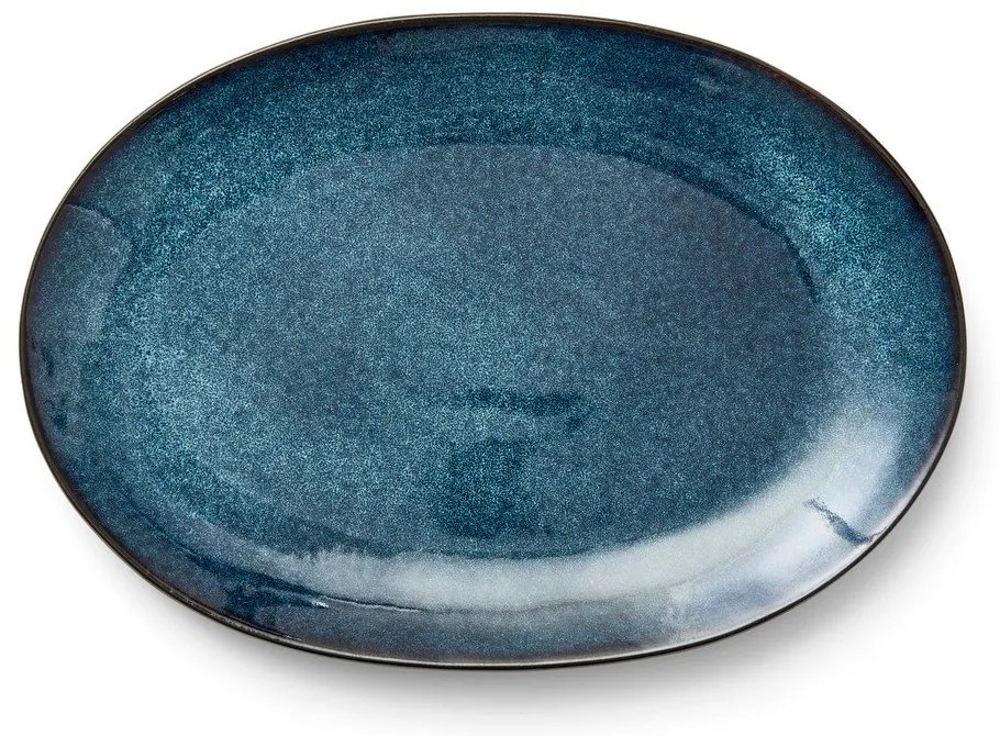 Vassoio vassoio di servizio in ceramica 25x36 cm Gastro Dark Blue/Black – Bitz