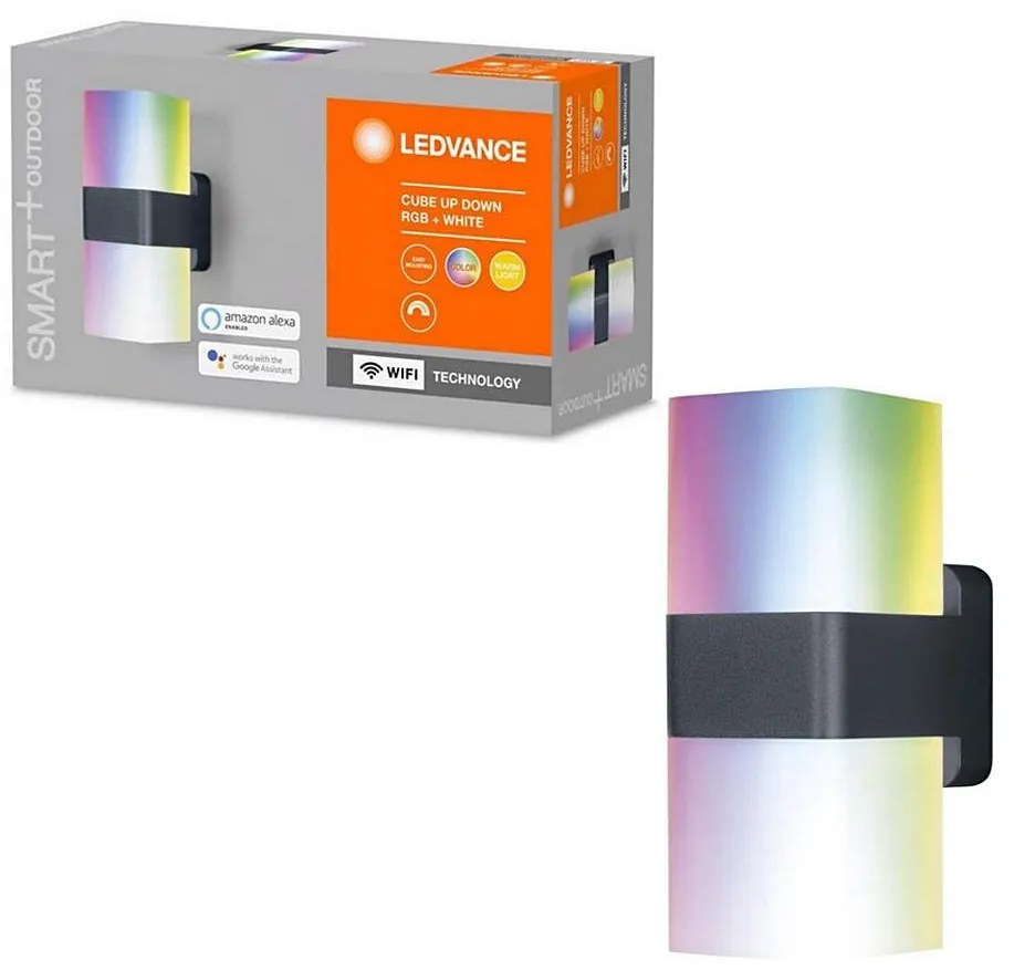 Ledvance - Applique LED RGB da esterno SMART+ CUBE LED/13.5W/230V IP44 Wi-Fi