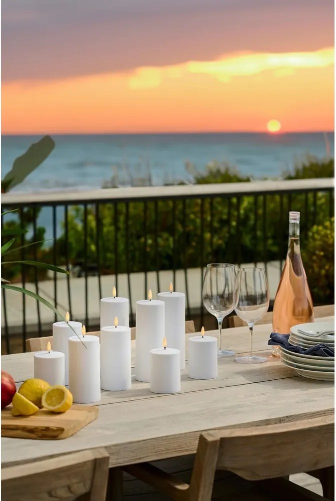 Candela solare a LED per esterni (altezza 10 cm) Sille - Sirius