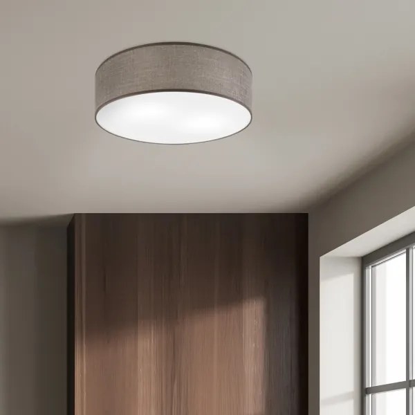 Plafoniera SIRJA 2xE27/15W/230V Ø 45 cm marrone