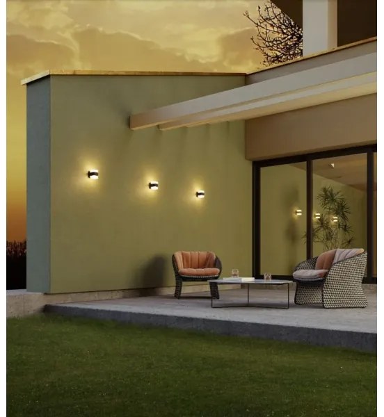 Redo 90492 - Applique a LED da esterno TOK LED/14,8W/230V IP44 antracite