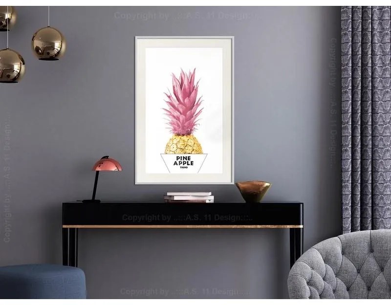 Poster Trendy Pineapple