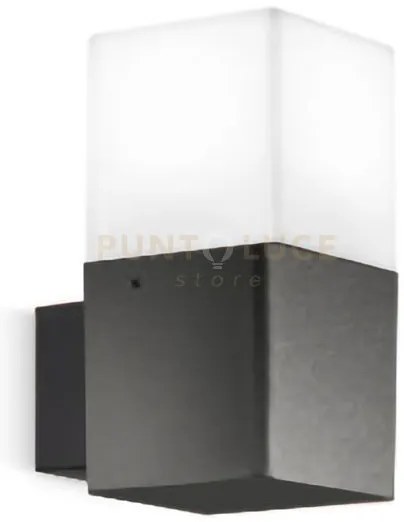 Ges410- applique per esterni grigio antracite  1 luce attacco e27 ip44