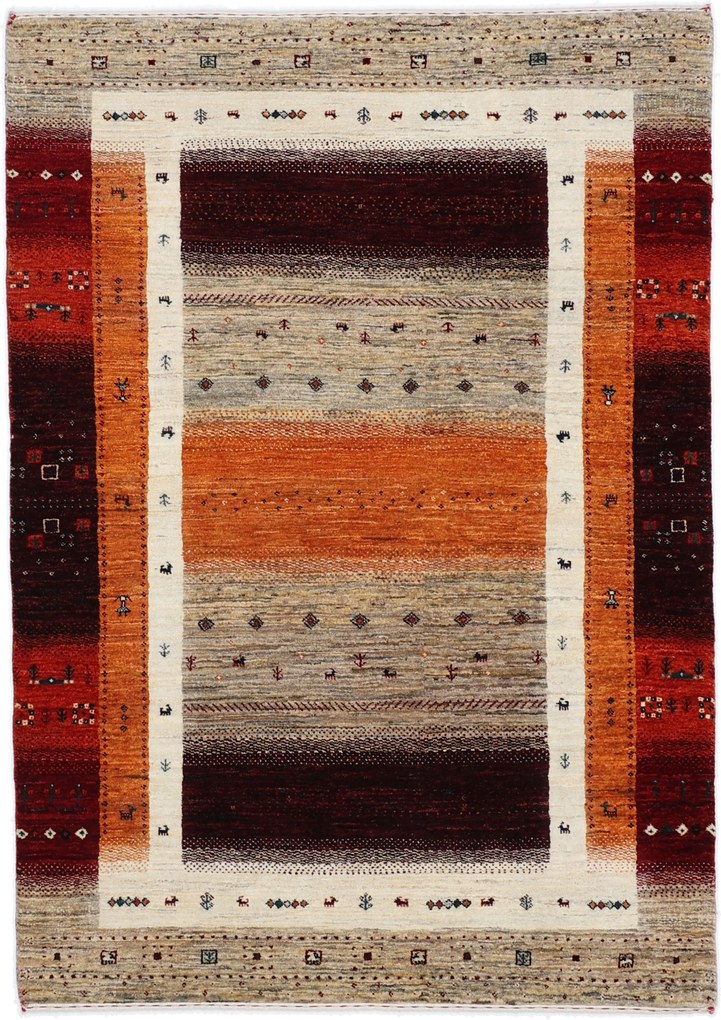 Loribaft Tappeto 180 x 130 (Indian) Annodato A Mano