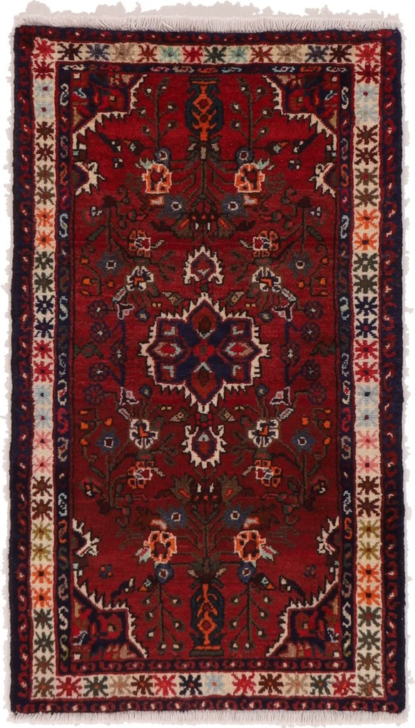Hamedan Tappeto 70x120 (Iran) Annodato A Mano