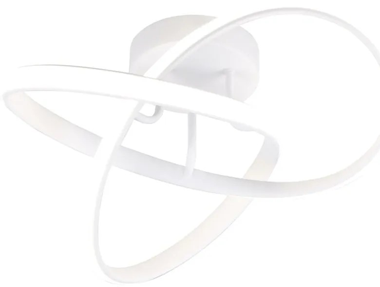 Plafoniera LED bianca Meo - Trio