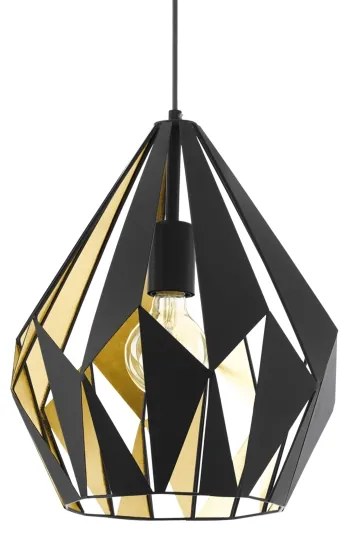 Eglo 49931 - Lampada a sospensione CARLTON 1 1xE27/60W/230V