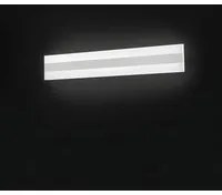 Applique Moderna Bend Metallo Bianco Led Luce Naturale 60Cm