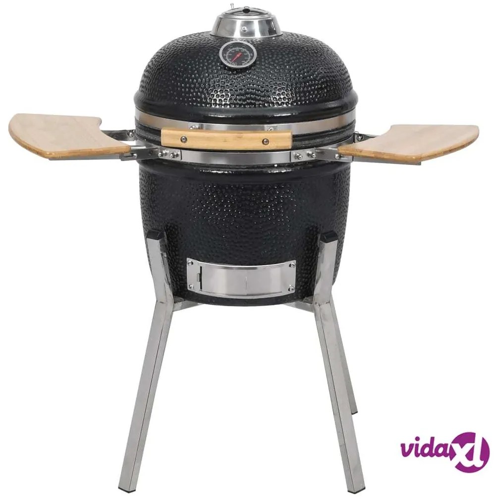 vidaXL Barbecue Kamado in ceramica griglia fumatore 76 cm