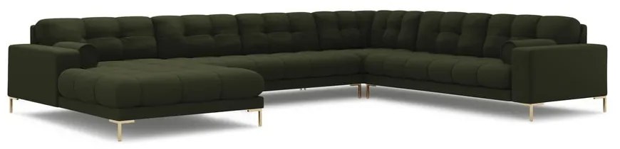 Divano angolare verde (angolo destro) Bali - Cosmopolitan Design