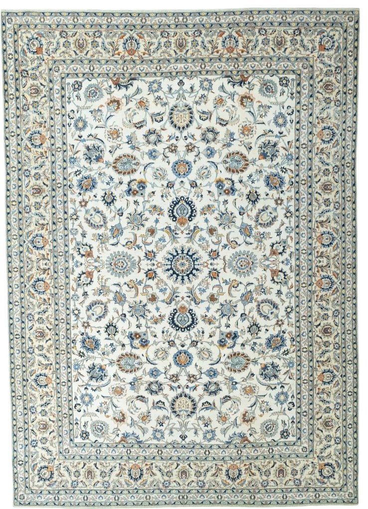 Kashan Tappeto persiano 300 x 420 Beige (Iran) Annodato A Mano